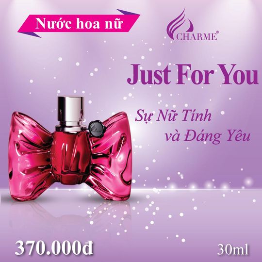 Nước hoa Charme Just For You 30ml